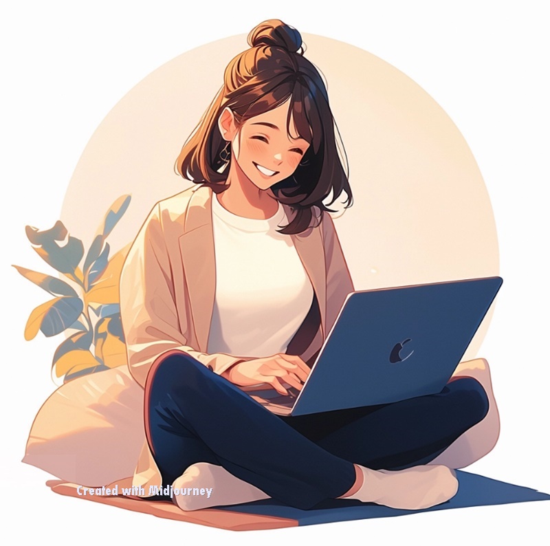 NPCシェアの秘書「清水あかり」のイラスト